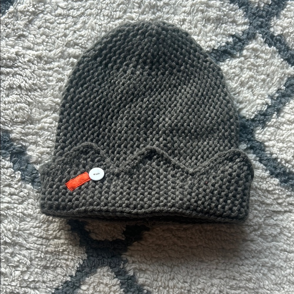 Cozy Gray Knit Beanie